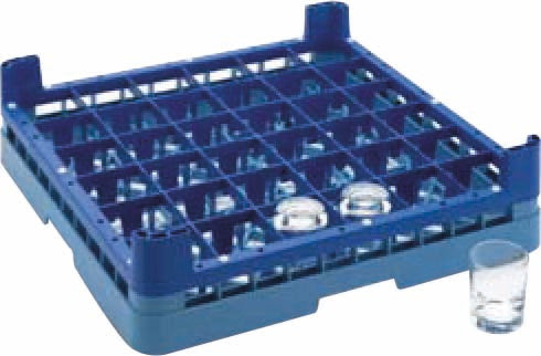 CASIER À VERRES 36 CASES H. 10CM