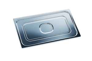 COUVERCLE INOX GN 1/1 SANS POIGNÉE