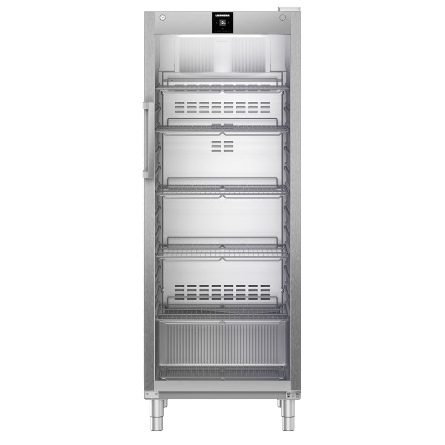 ARMOIRE POSITIVE PORTE VITRÉE INOXF 6511