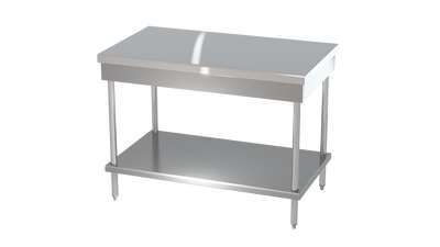 TABLE CENTRALE AVEC ÉTAGÈRE BASSE
