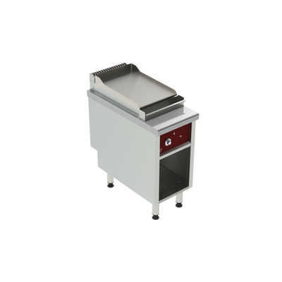 PRO 900 GRIL ÉLEC. ACIER LISSE SUR BAIE OUVERTE