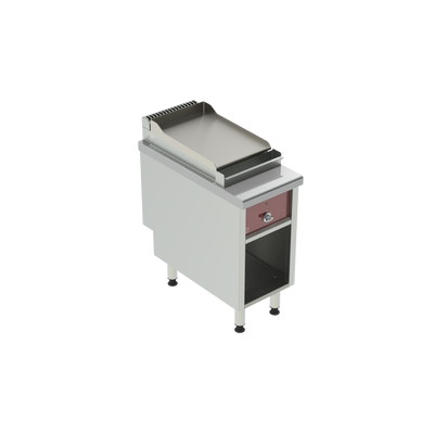 PRO 900 GRIL GAZ ACIER LISSE SUR BAIE OUVERTE