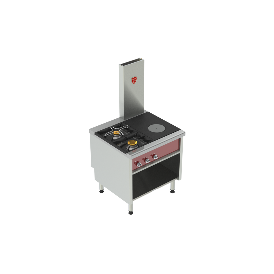 PRO 700 2 FEUX NUS DROITE ET PLAQUE COUPE FEU